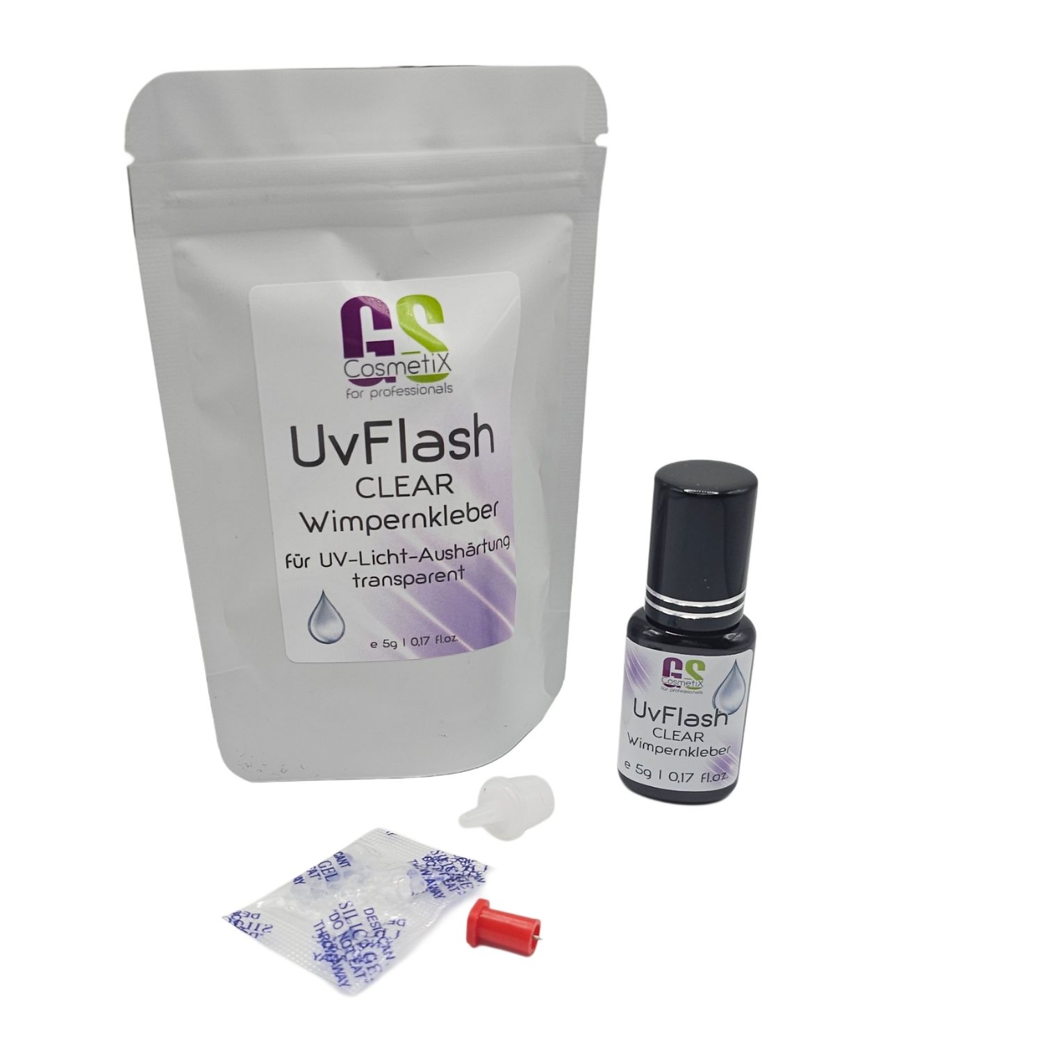 UV Wimpernkleber UvFlash CLEAR