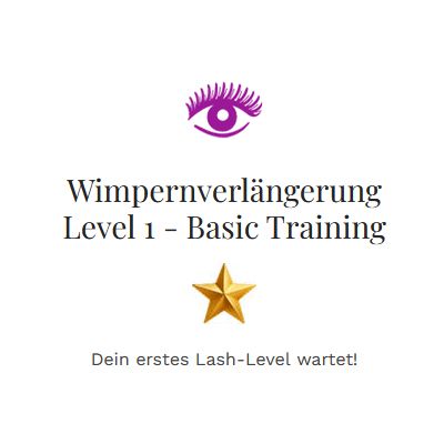 Wimpernverlängerung Level 1 - Grundausbildung
