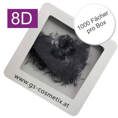8D Fertigfächer lose 0,05 1000 Stk. pro Box