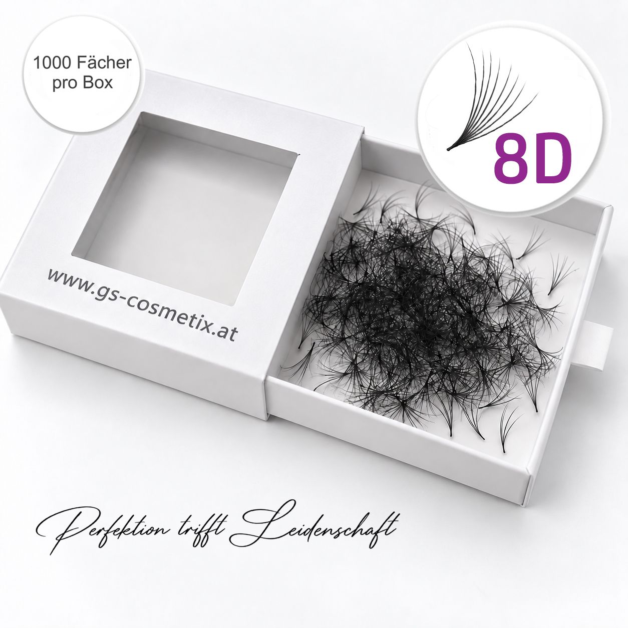 8D Fertigfächer lose 0,05 1000 Stk. pro Box