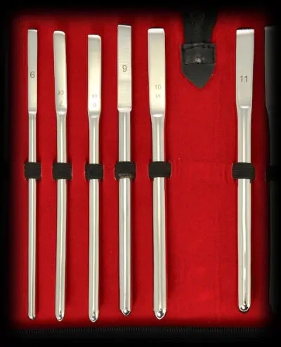 6 Pieces Stainless Steel Sounding Set 6-11 mm.