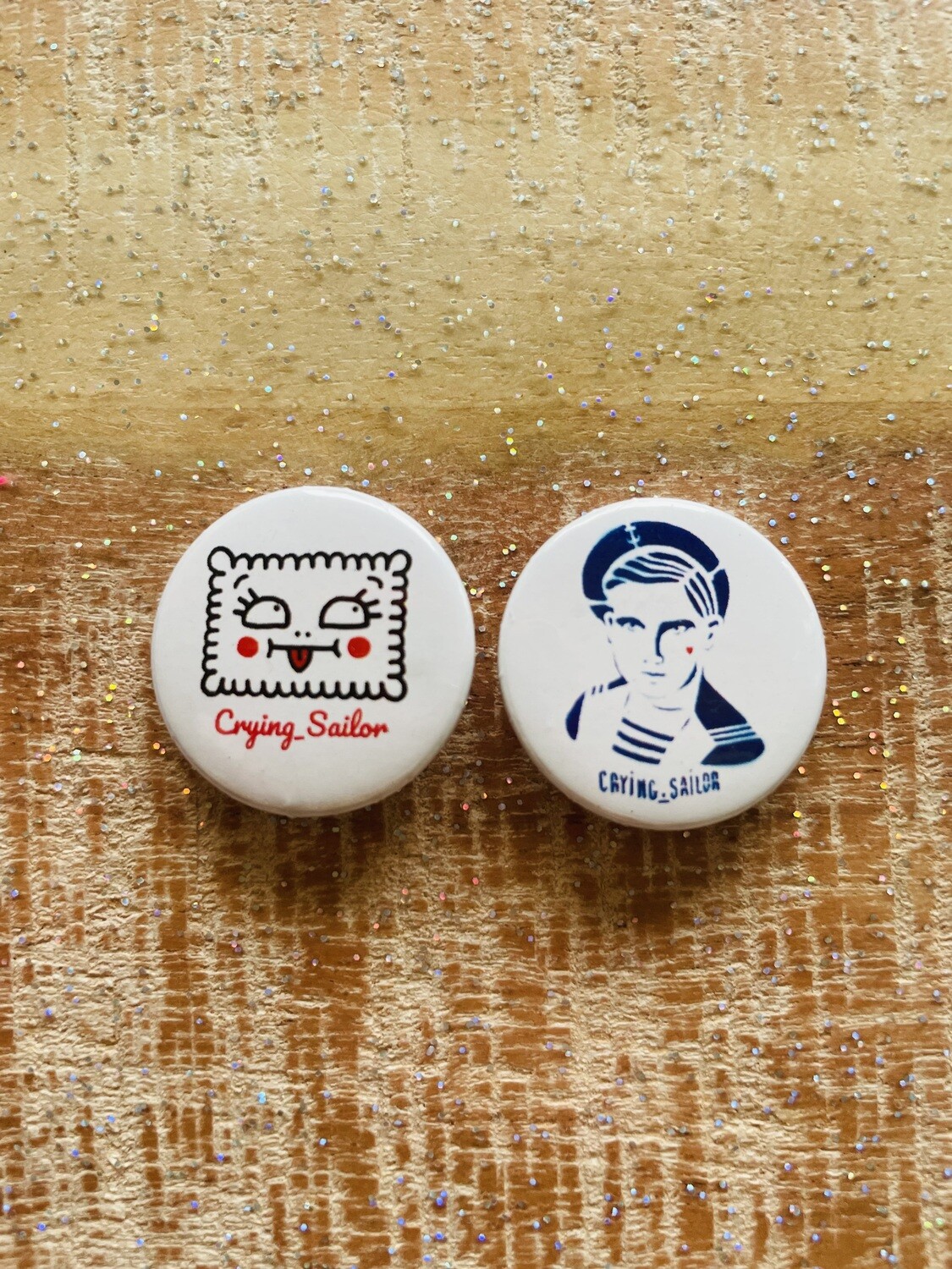 Set de 2 badges