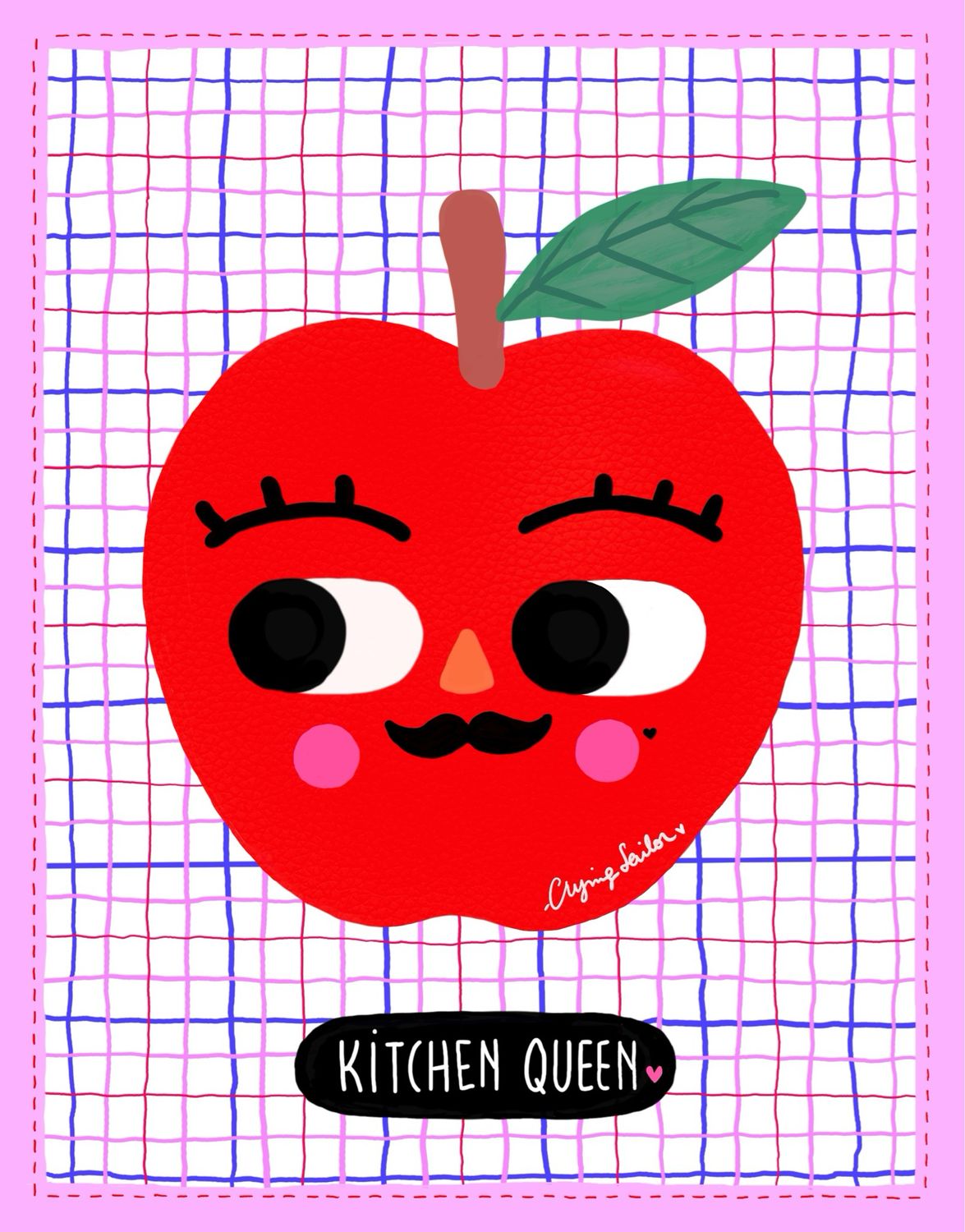 Art print « kitchen queen »
