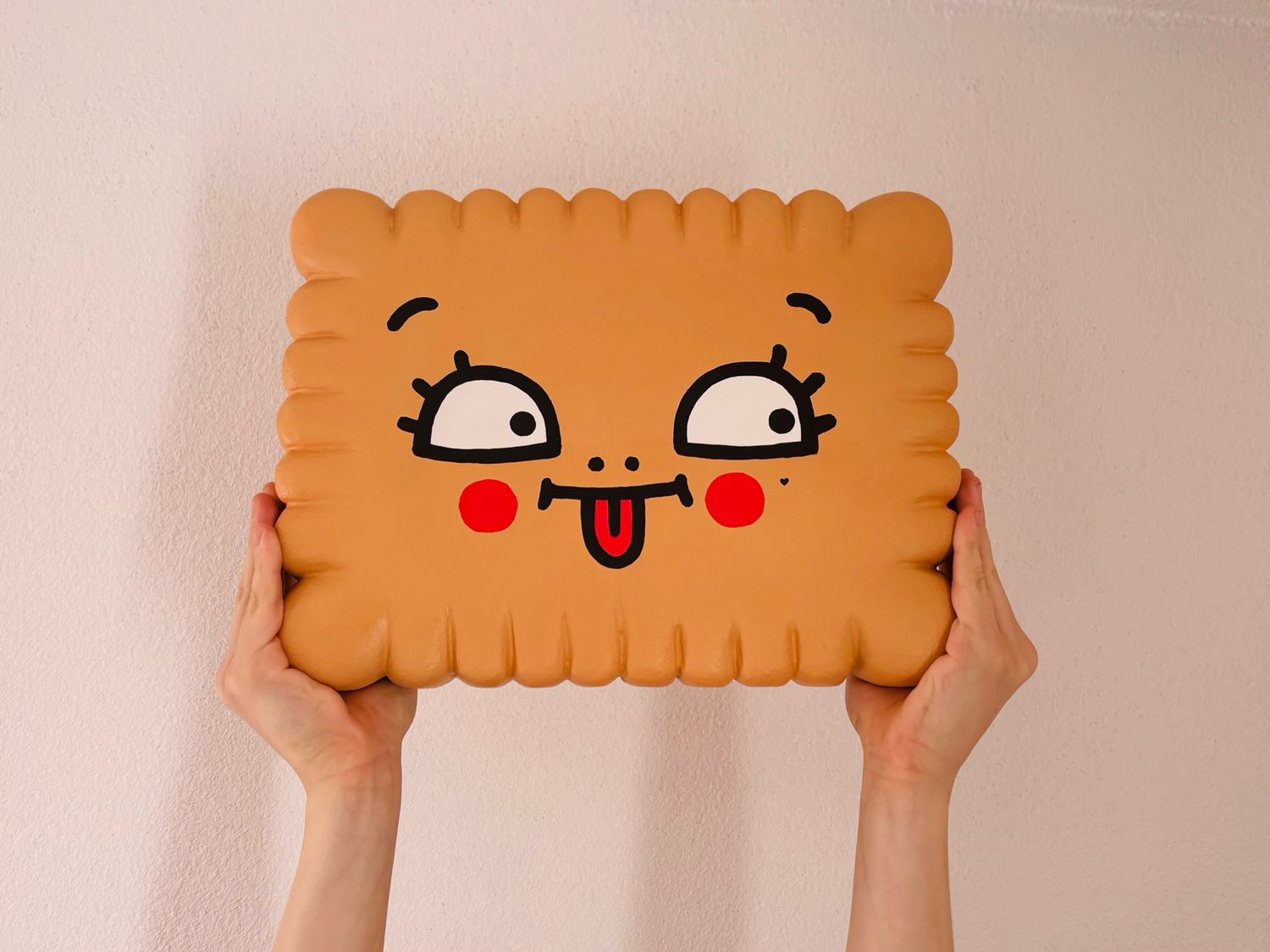 Sculpture biscuit géant