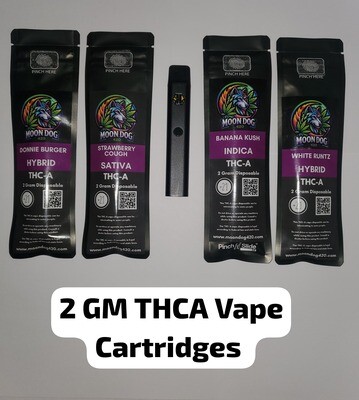 THCA 2 GM VAPE CARTRIDGES