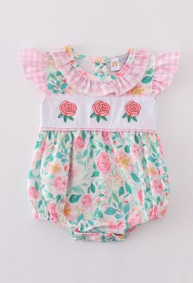 Pastel Rose Embroidery Bubble