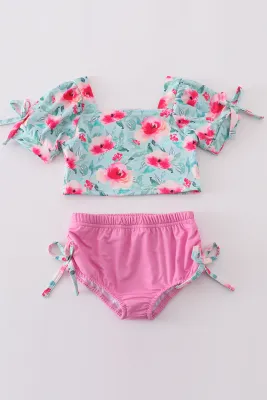 2pc Blushing Rose Swimsuit