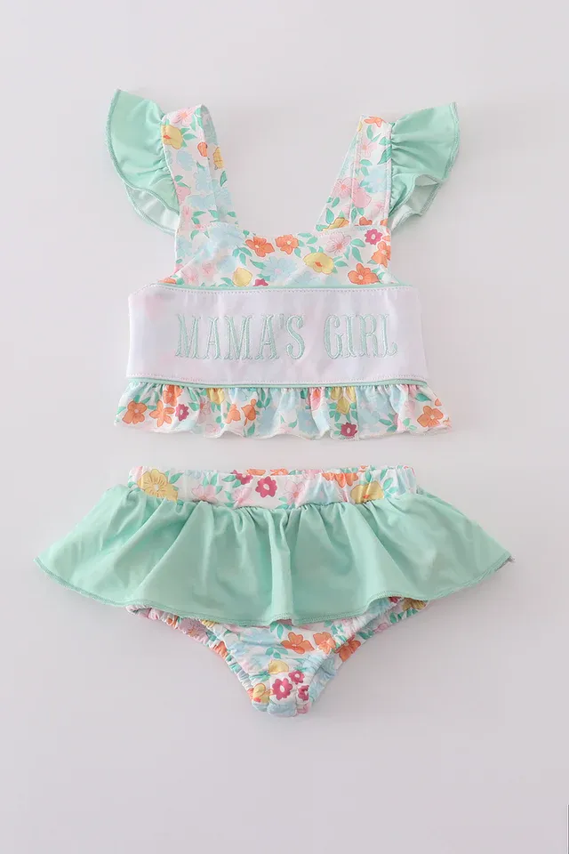 2pc Springtime Bloom Mama&#39;s Girl Swimsuit