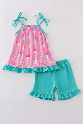 Snow Cone Shorts Set