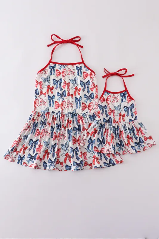 Patriotic Bow Mom &amp; Me Top