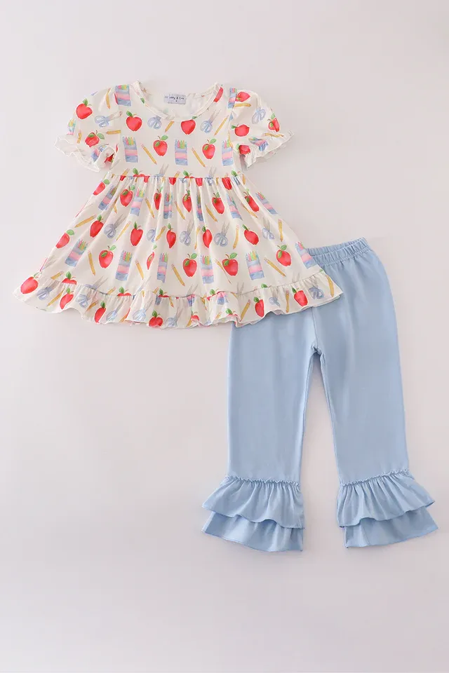 Supply Print Pants Set
