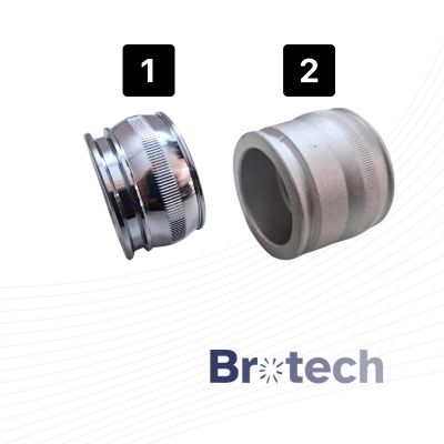 Rodamiento de Banda teflon con guia banda dentada