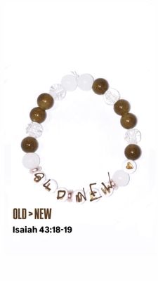 OLD NEW GLASS BRACELET