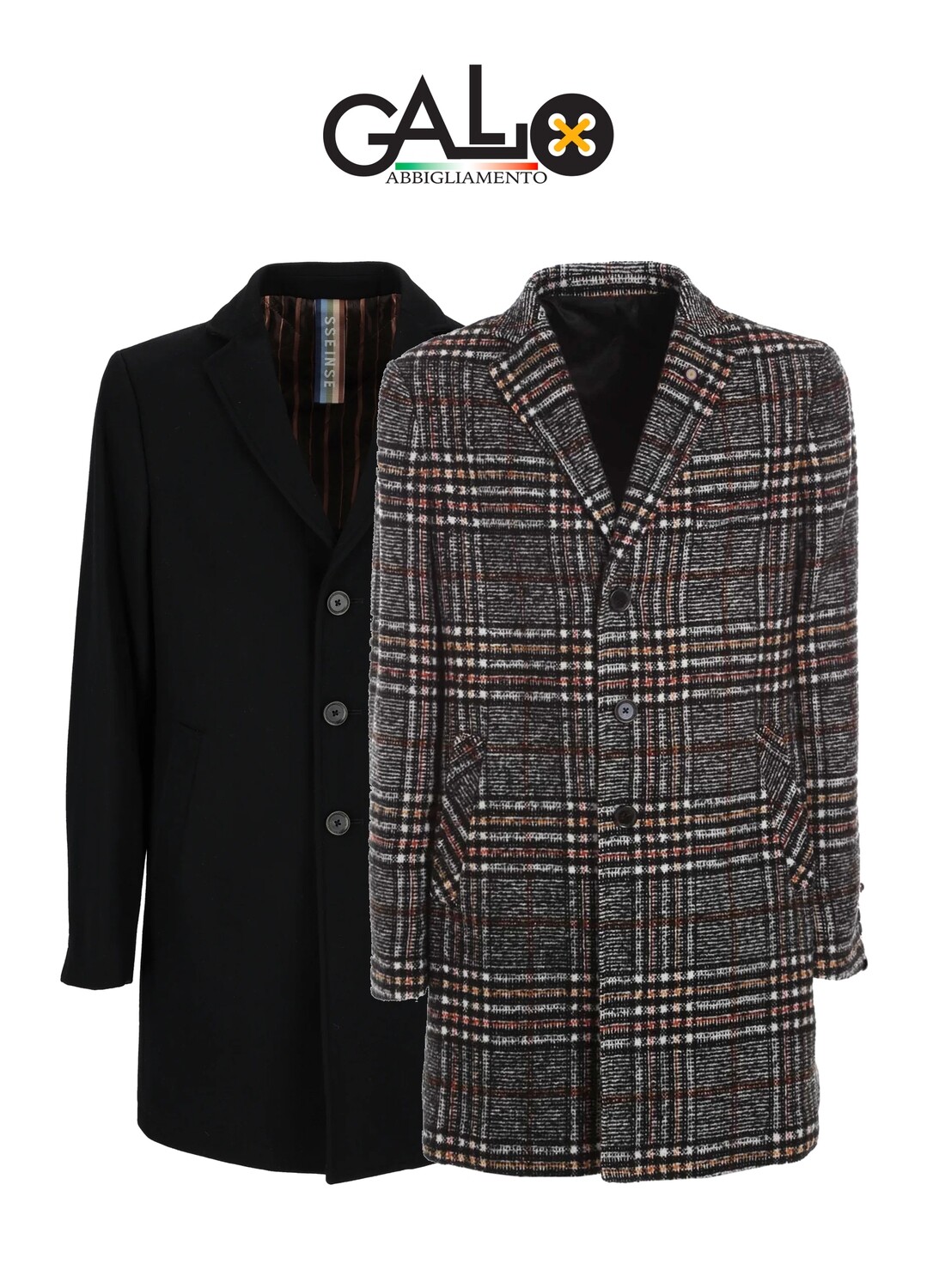 Cappotto SSEINSE uomo