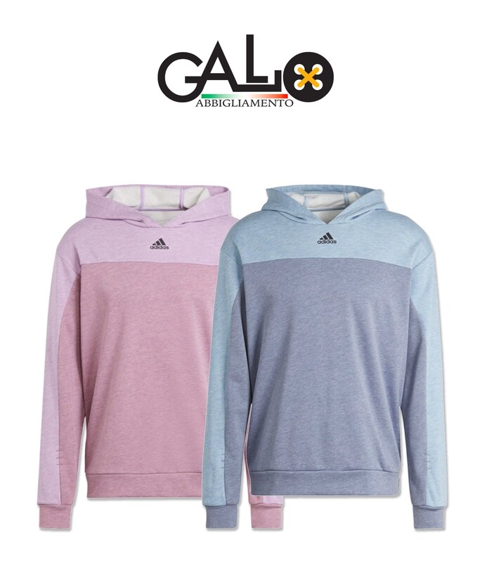 Felpa Adidas uomo cotone garzato