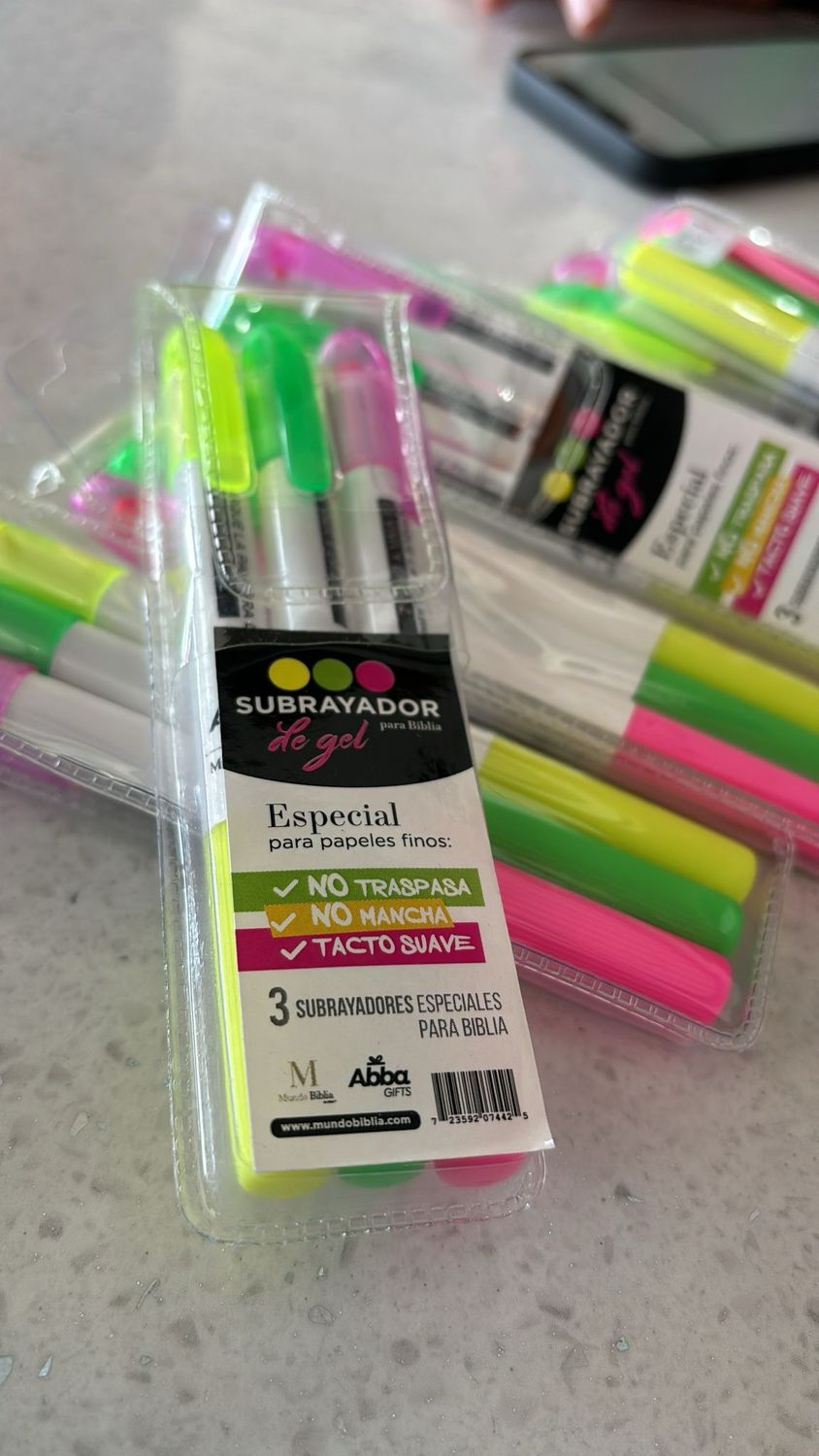 Gel Highlighters Para Biblia - No Trapasan