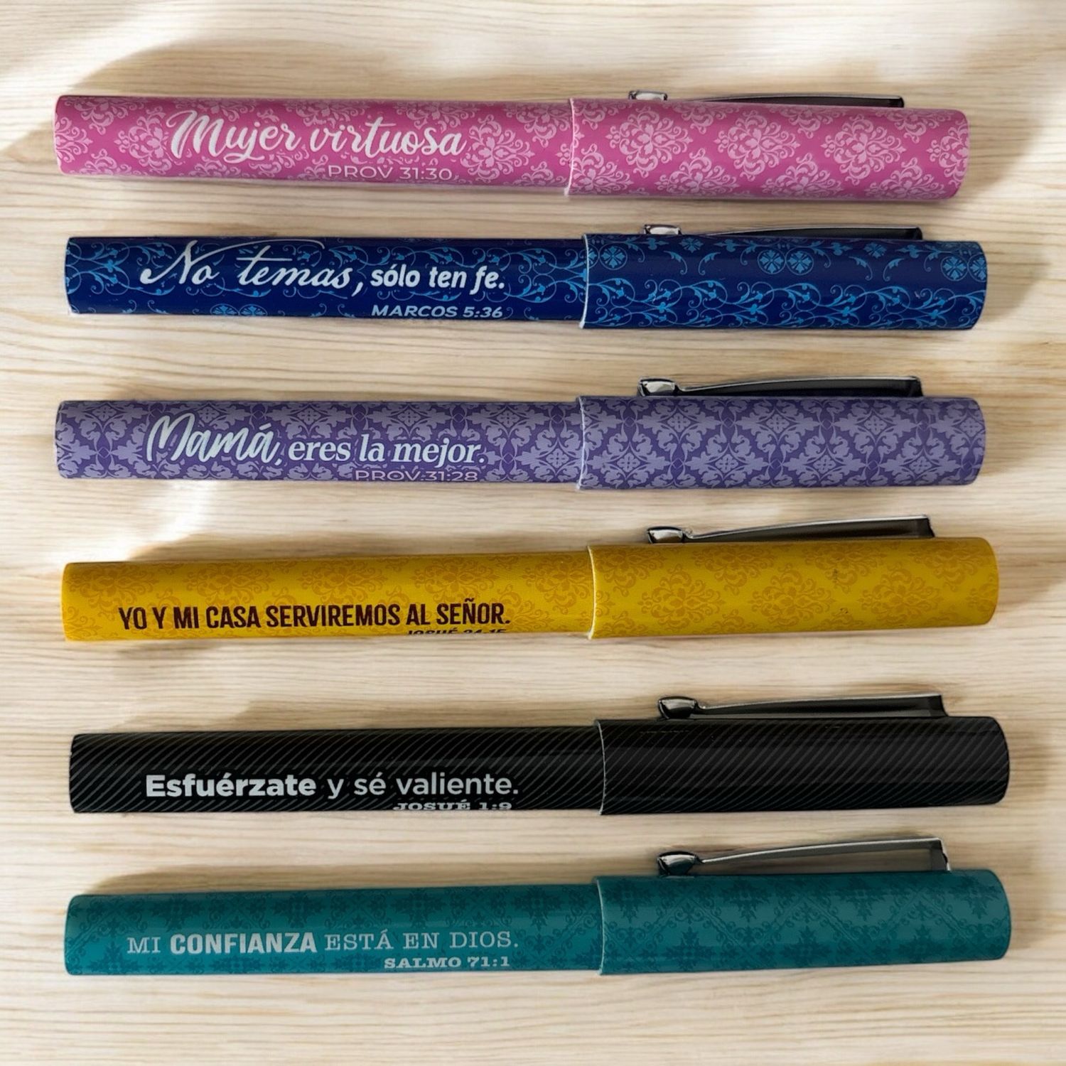 Bolígrafos Con Textos Bíblicos 