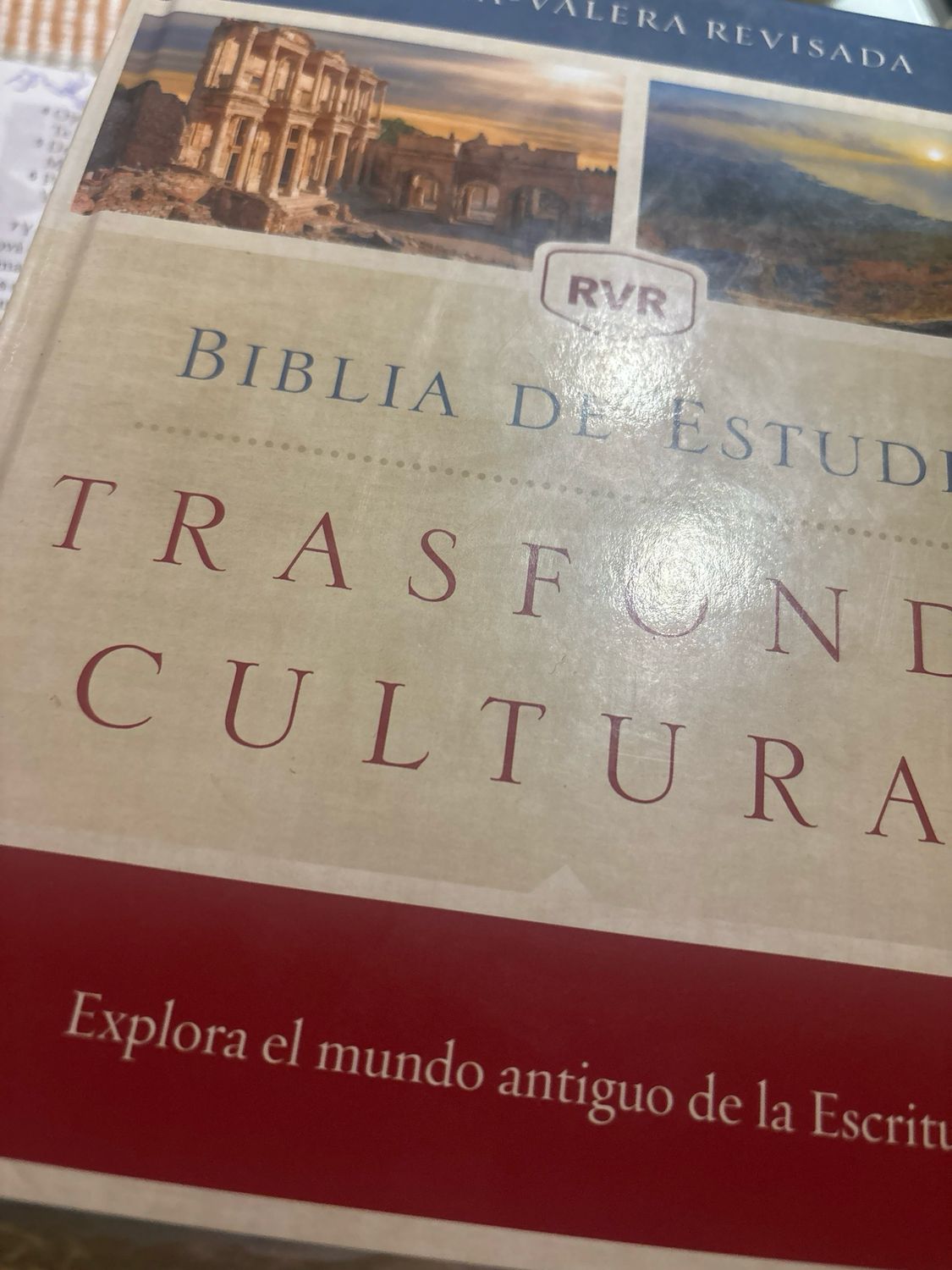 Biblia de estudio Tranfondo cultural