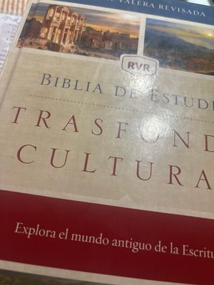 Biblia de estudio Tranfondo cultural