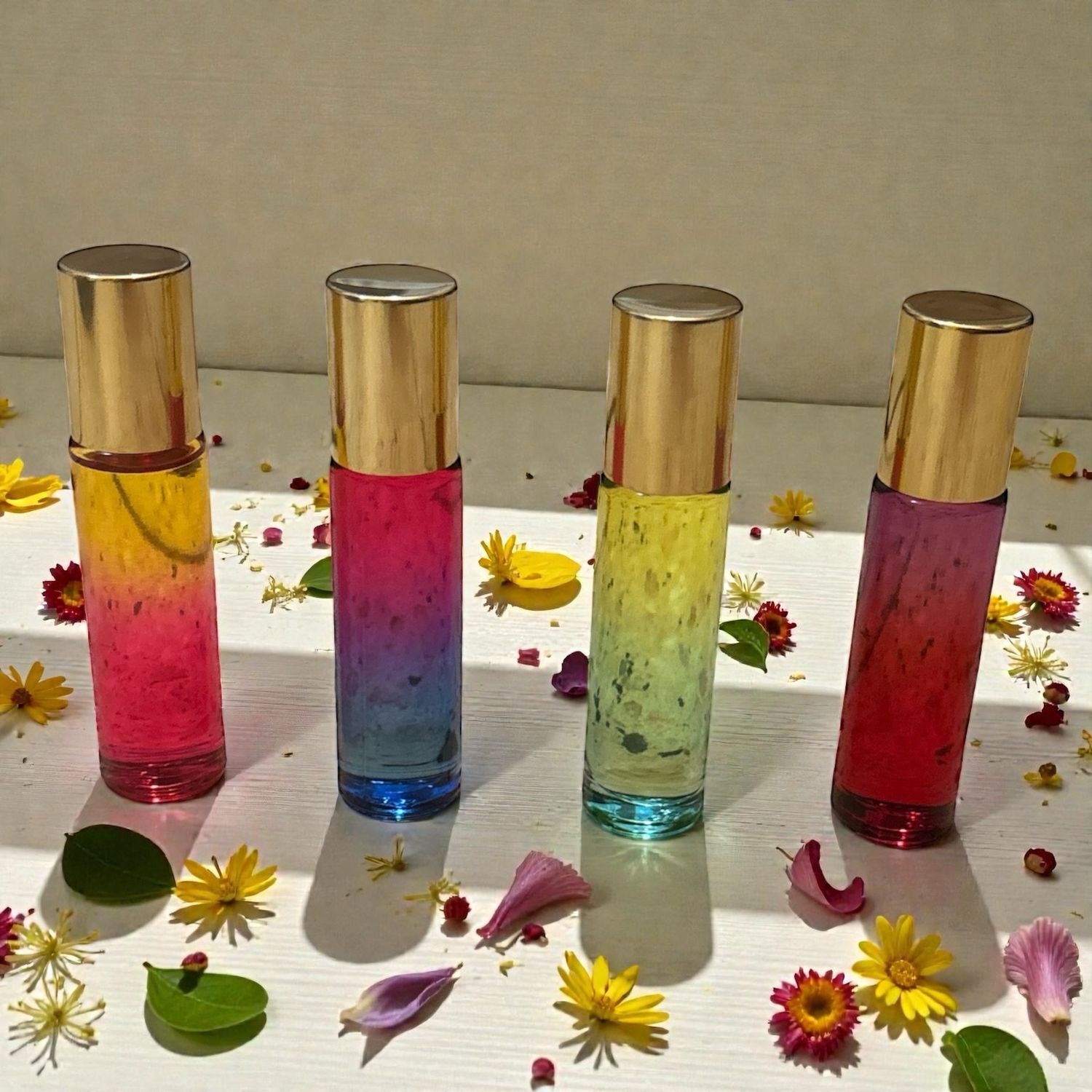 Set cuatro aceite ungido