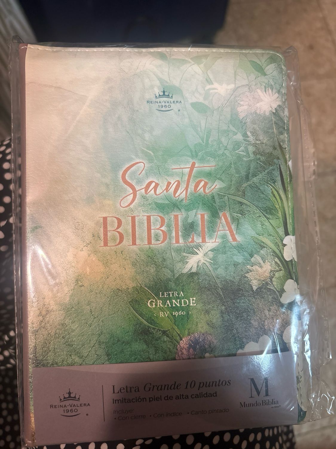 Biblia Tamaño Manual Zipper