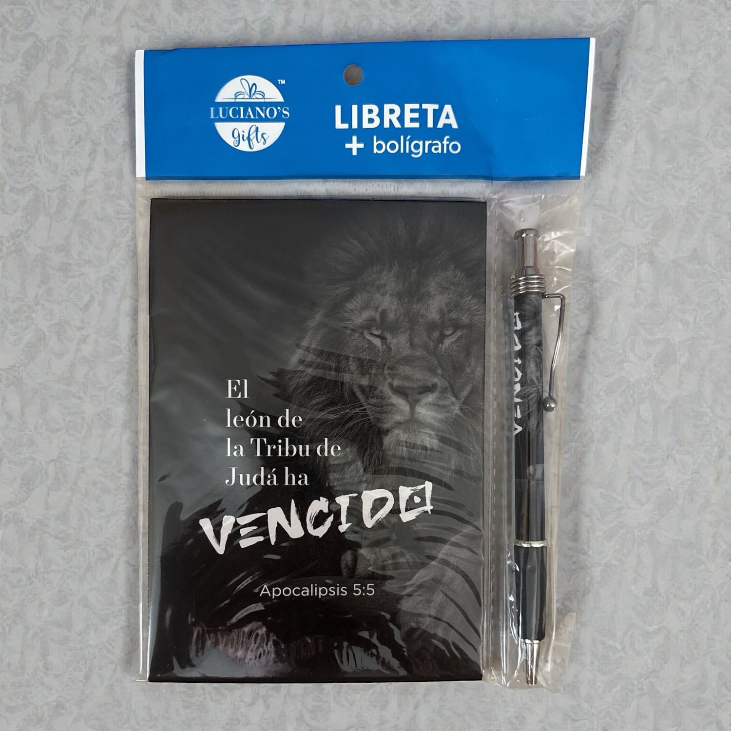 Set libreta y bolígrafo León 