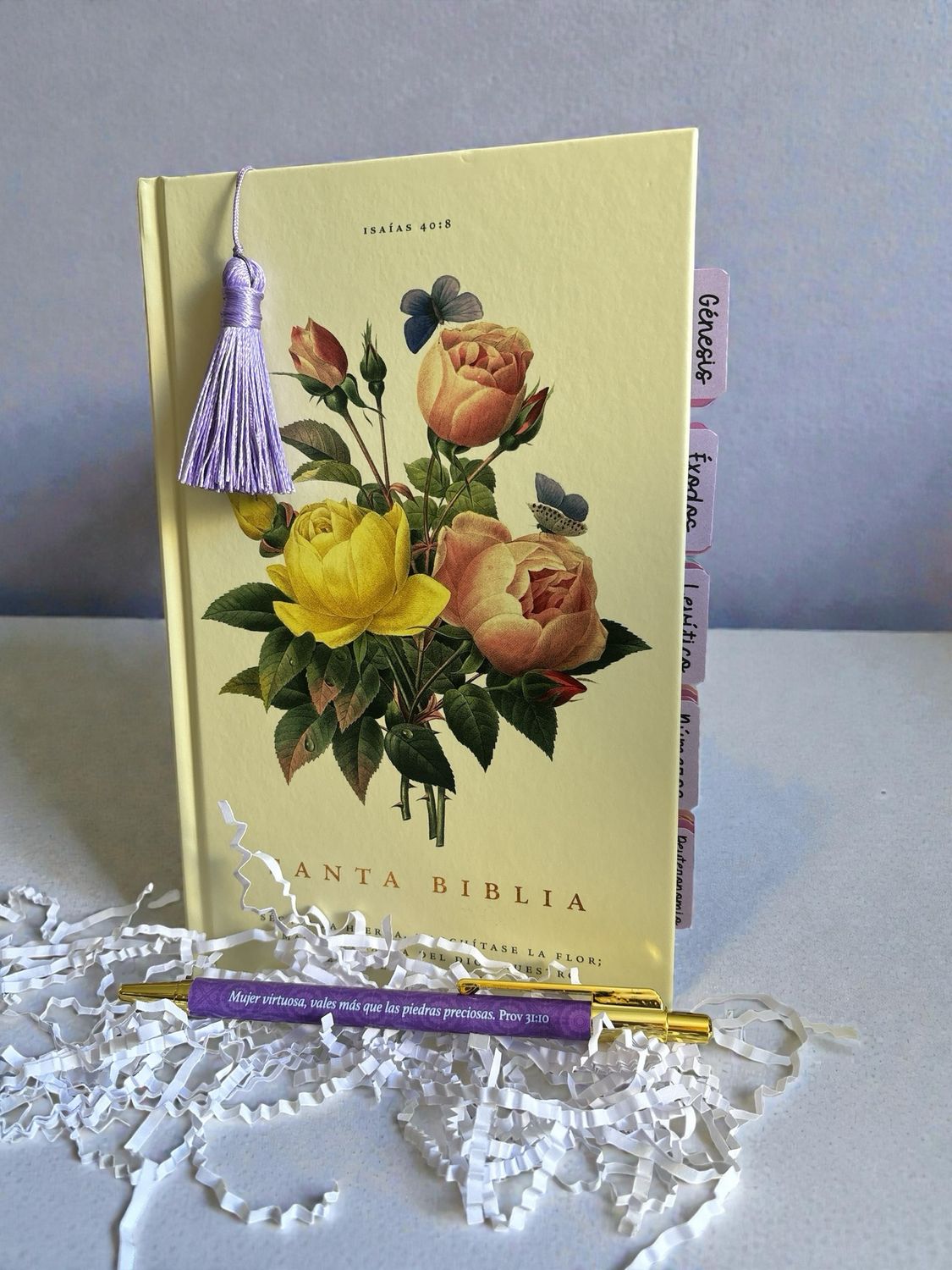 Biblia Personalizada Floral