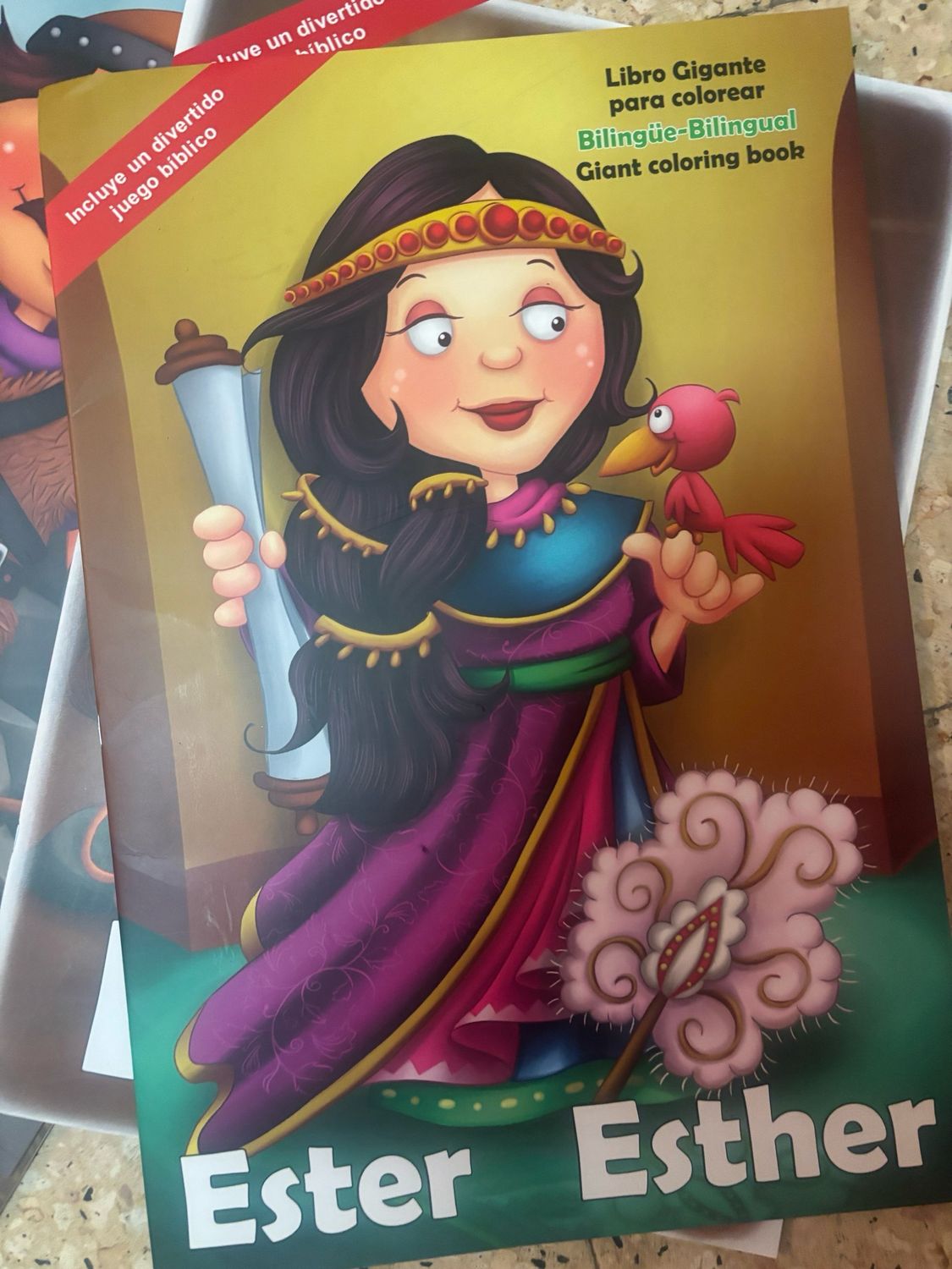 Libro de colorear Esther 