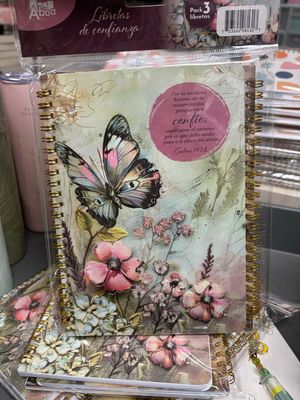 Set de libretas Mariposas