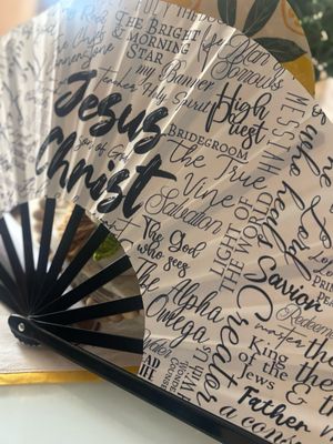 Abanico Jesús Christ