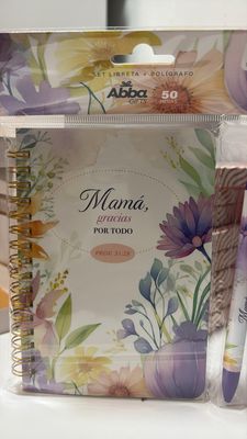 Libreta Gracias mamá