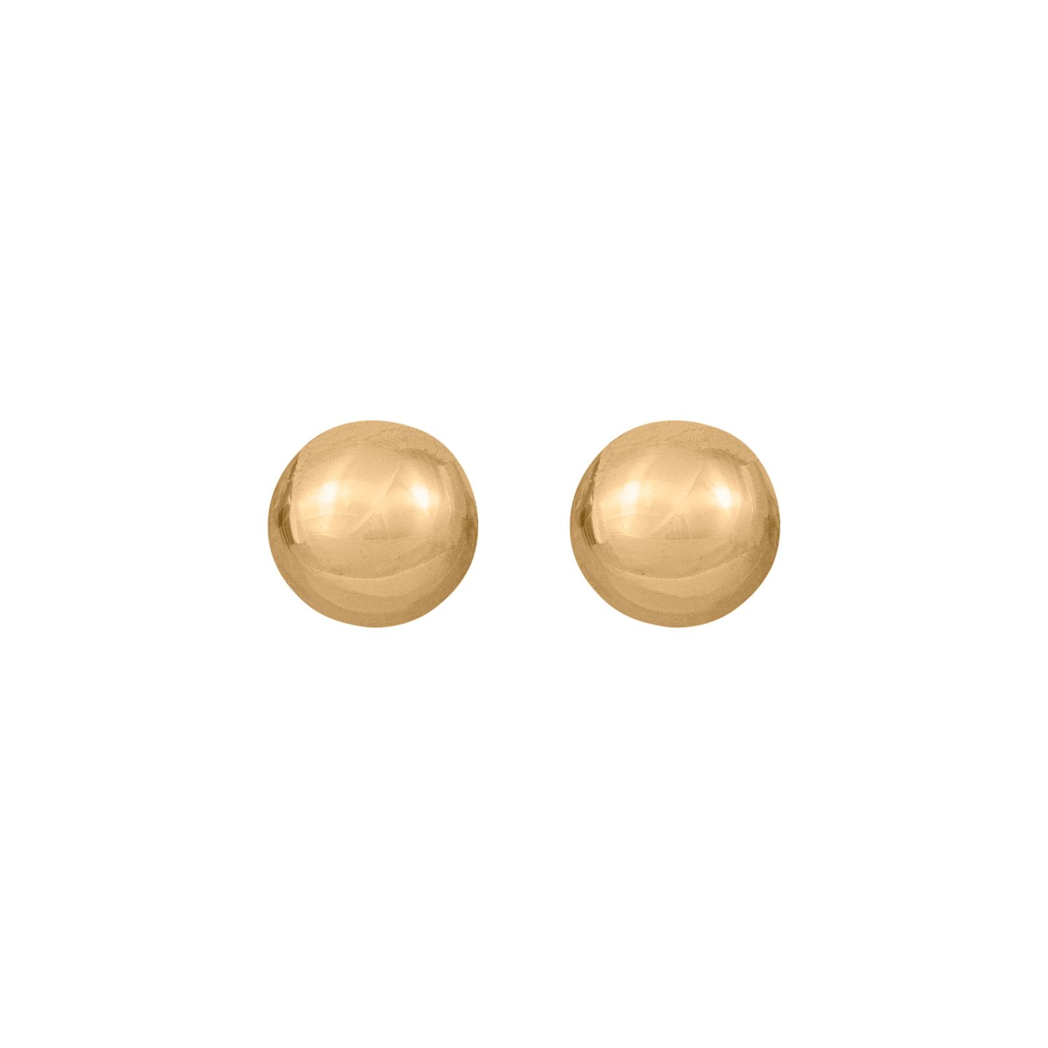 Hallow Ball Studs 3.5mm Gold 14K