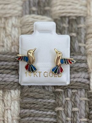 COLIBRI ARCOIRIS ORO14K