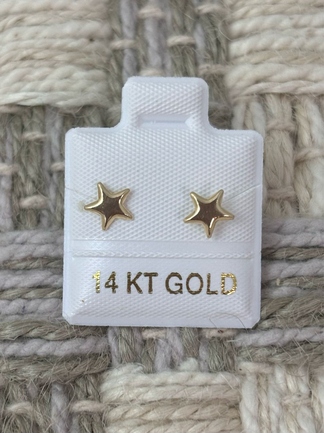 Star Studs Gold 14K