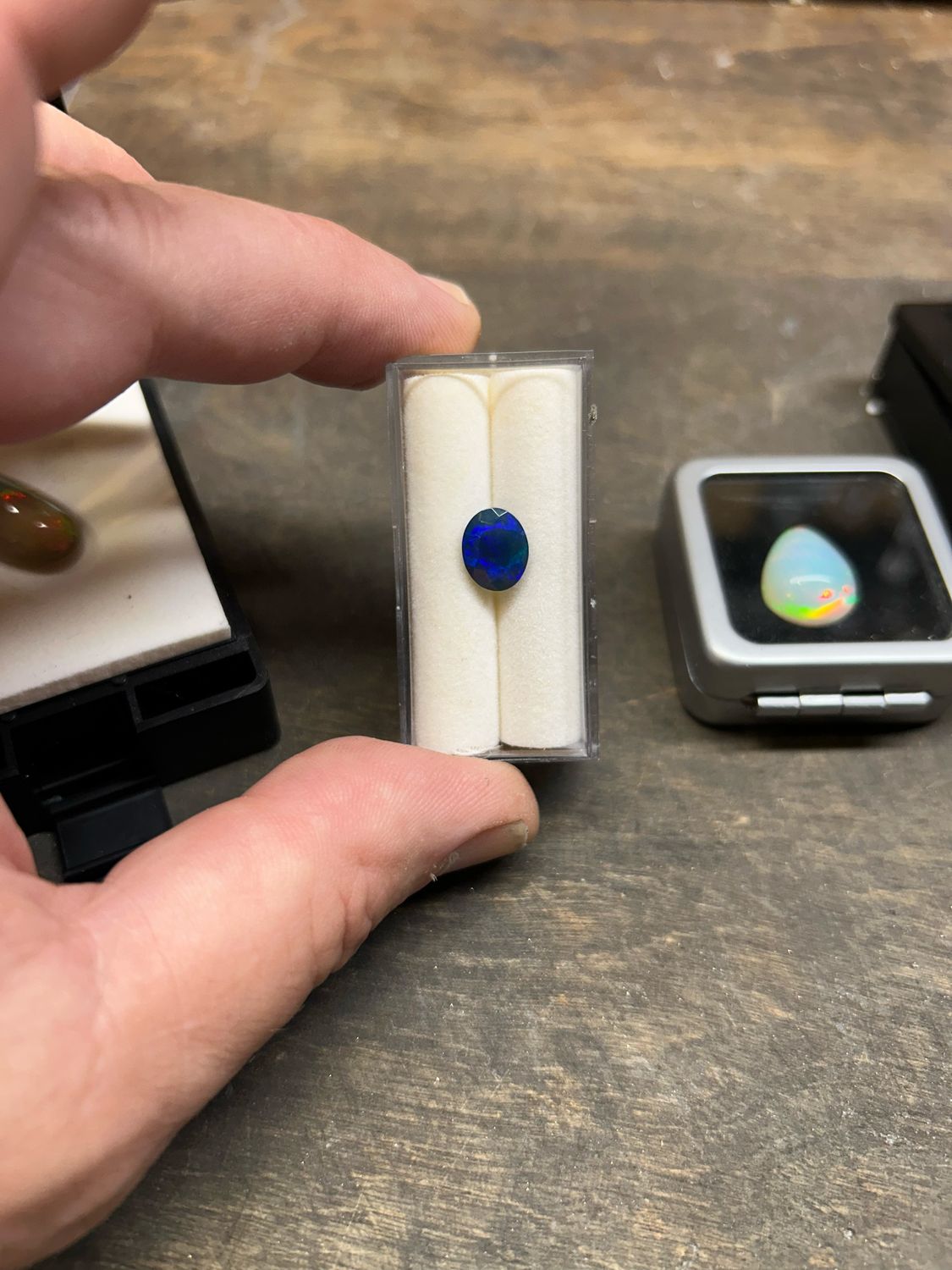 1.5ct Ethiopian Treated Black Opal – 8×10mm 1.5ct Ethiopian Treated Black Opal – 8×10mm