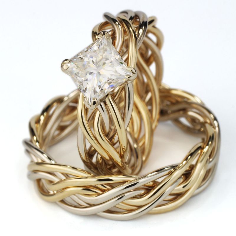 Two-Tone 18k Yellow/Platinum