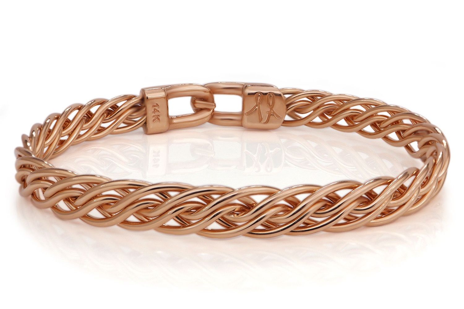 Woven Together Bracelet - 14k Rose Gold