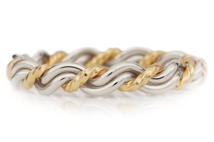 Two-Tone Cord of Three™ Love Wedding Ring