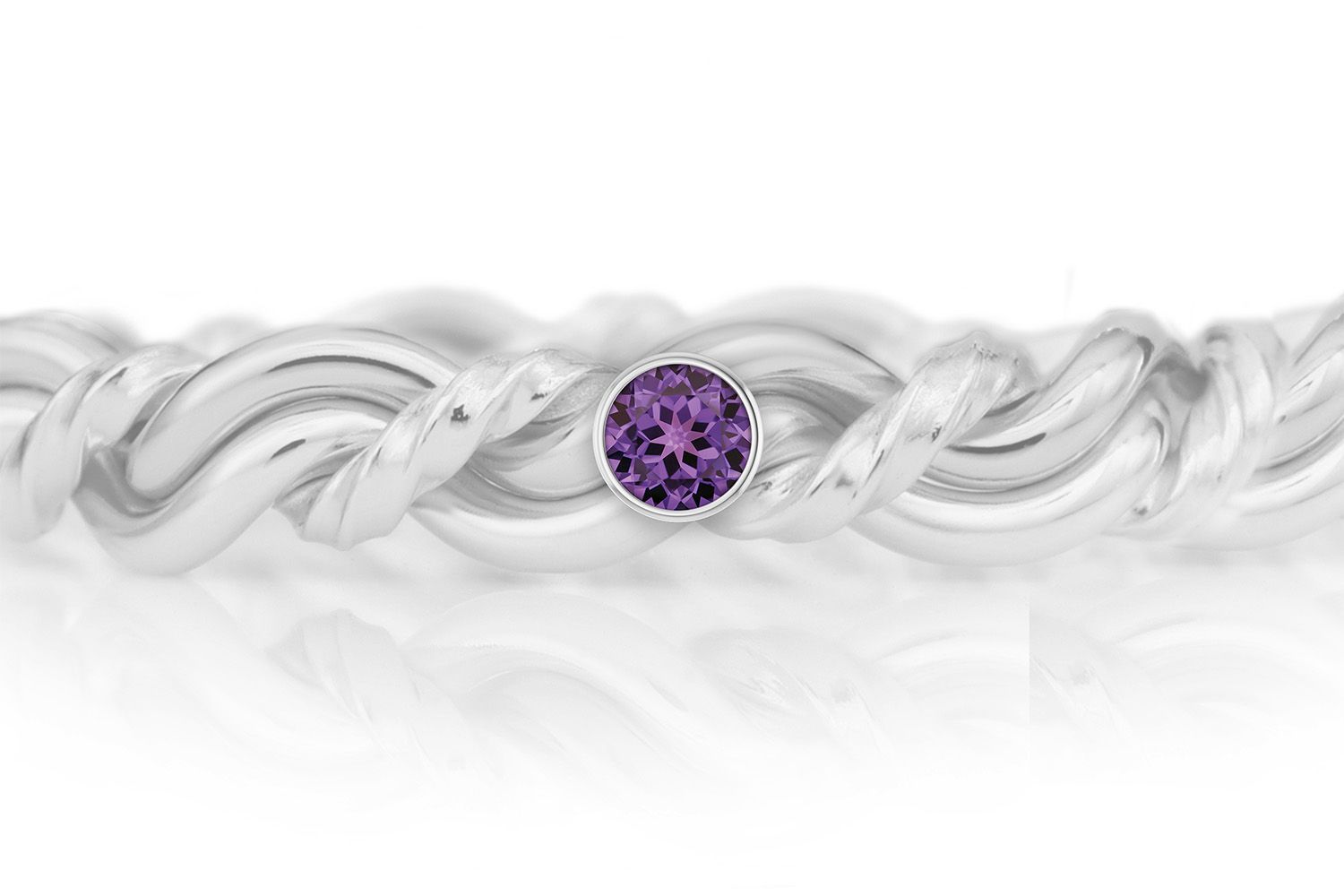 Add an 2.5mm Accent Birthstone to Ring