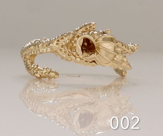 Coral Ring with Wentletrap - Size 7