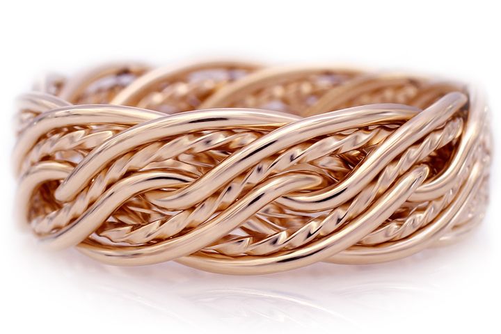 Ten Strand Double Weave in 14k Rose Gold