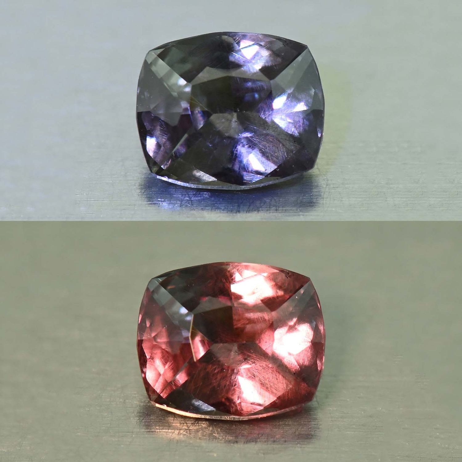 Color Change Garnet – Cushion
