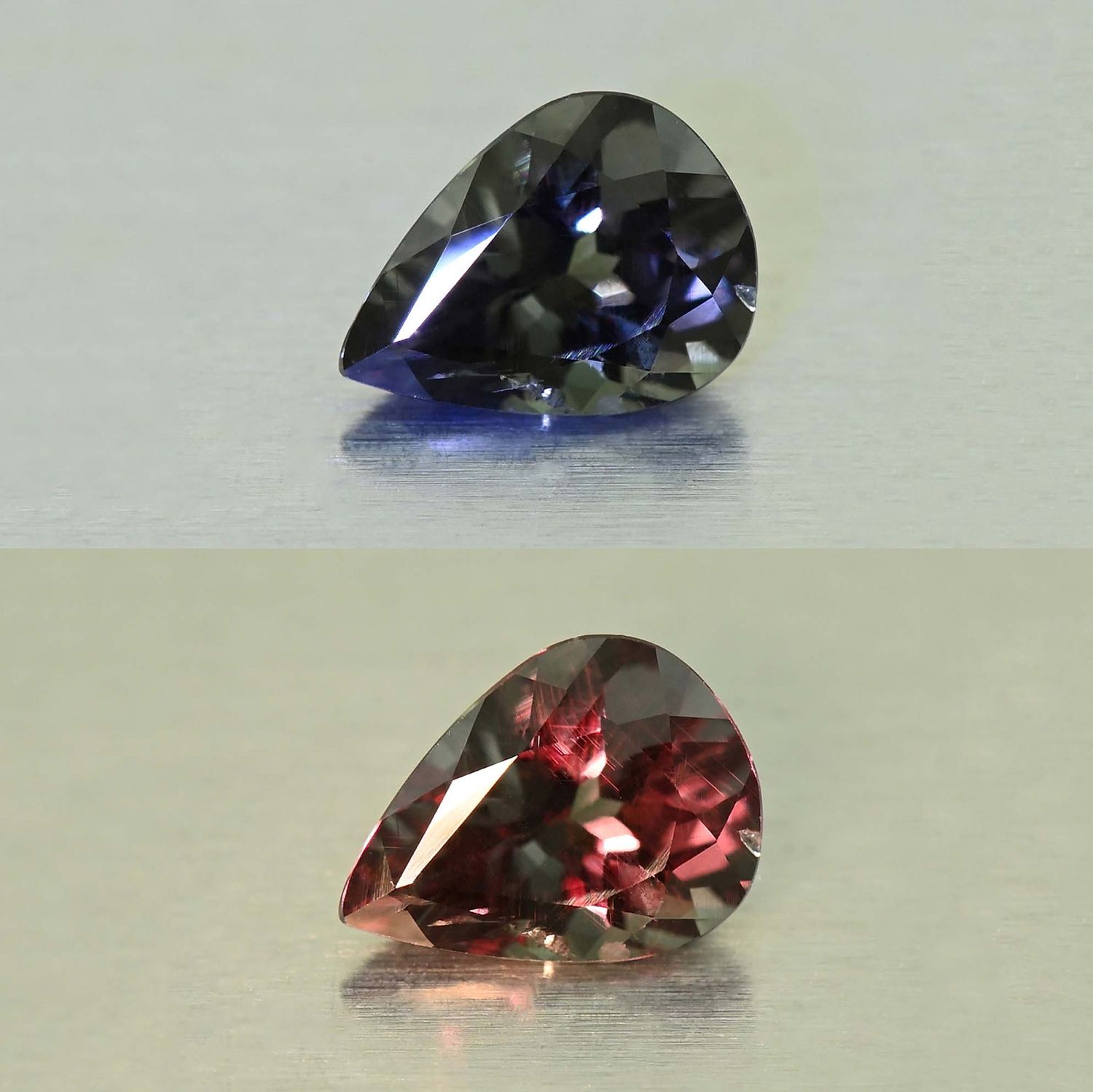 Color Change Garnet – Pear Shape