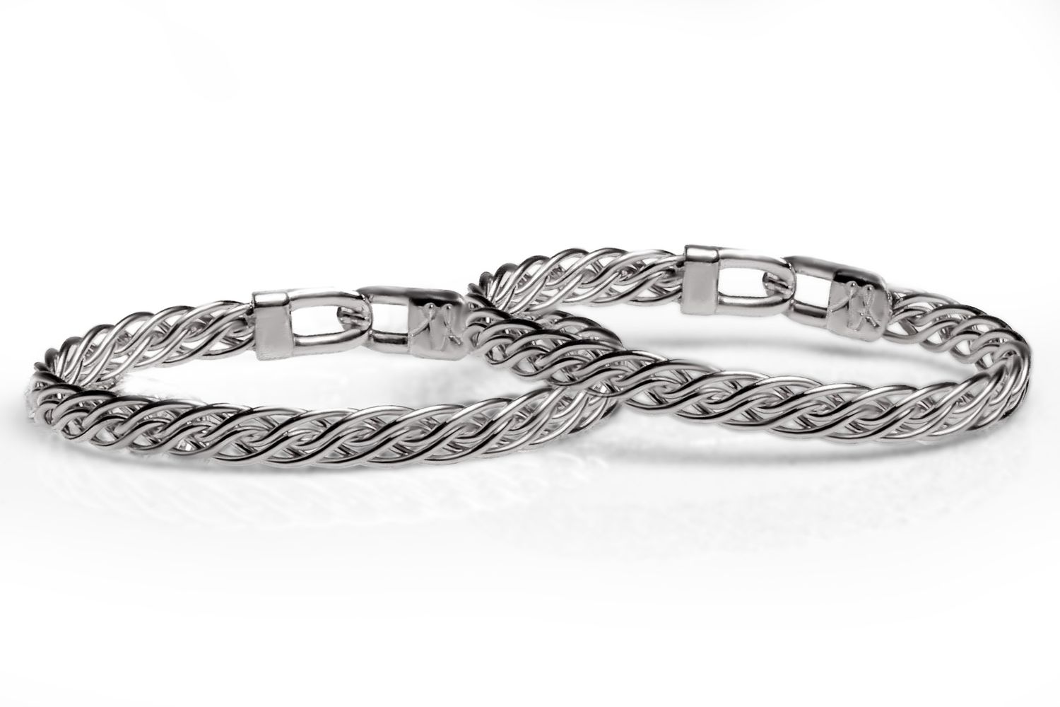 Valentines Special: 2 Todd Alan Signature Sterling Silver Bracelets