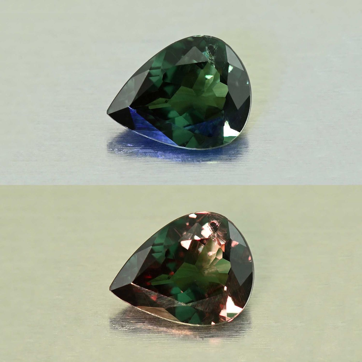 Color Change Garnet – 1.01ct Pear (CC422)