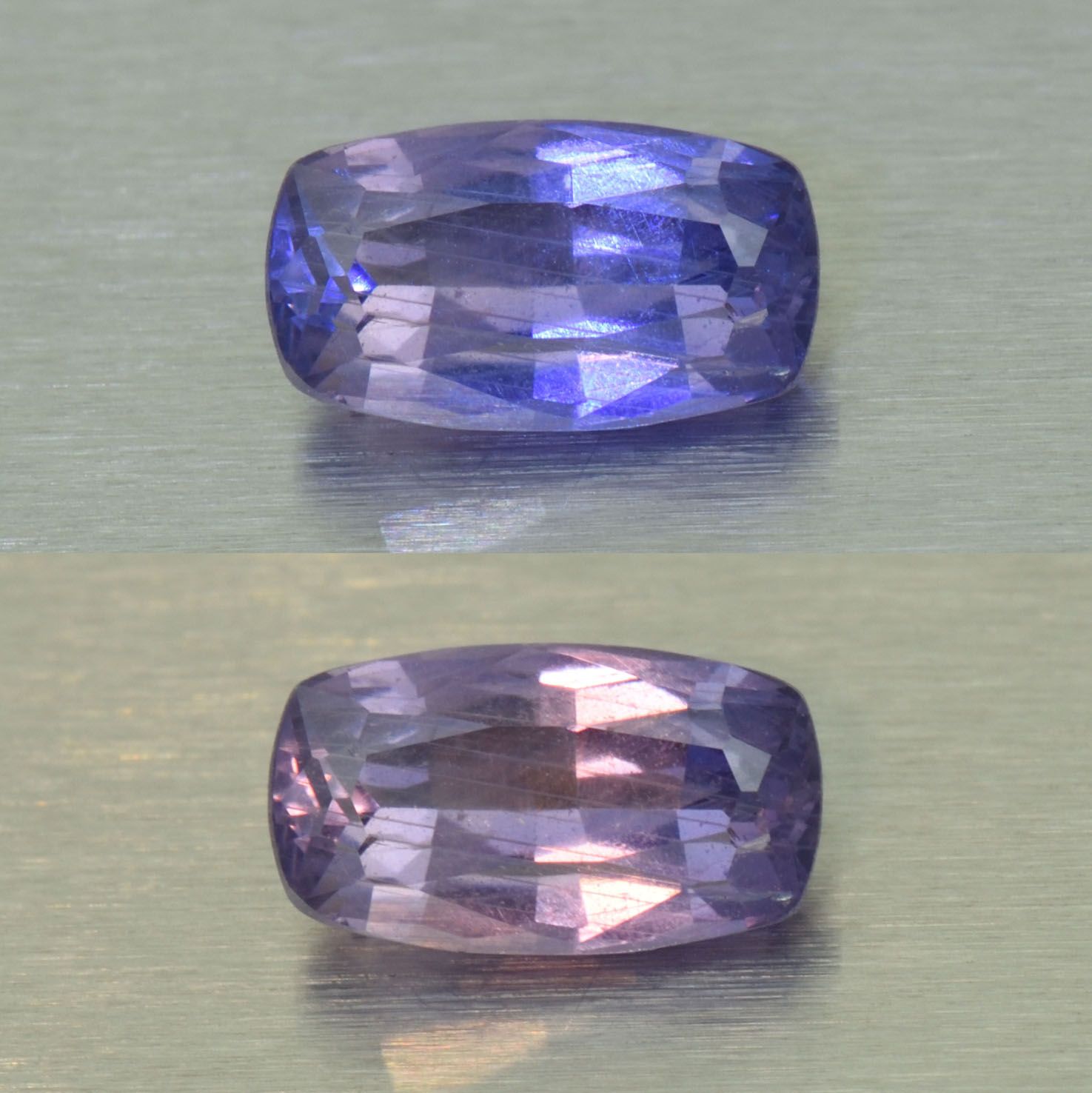Color Change Sapphire – 1.16ct Cushion (SA491)