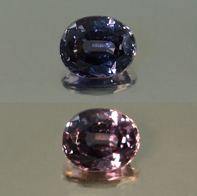 Color Change Sapphire – .8ct Oval (SA151)