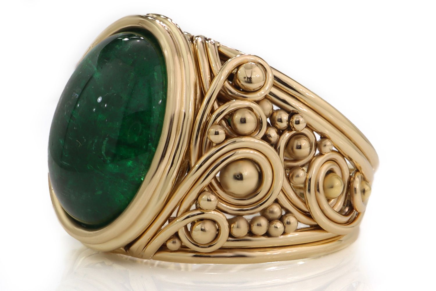16ct Emerald Art Piece