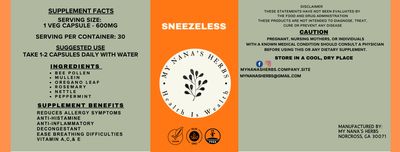 Allergy &amp; Sinus Relief - Sneezeless
