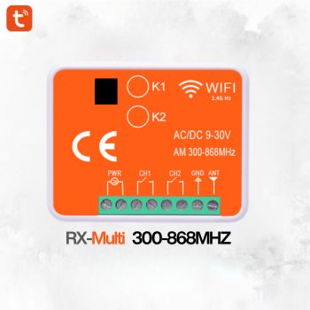 Receptor Universal Smart WiFi –  RX Multi  (9-30V, 300-868MHz)